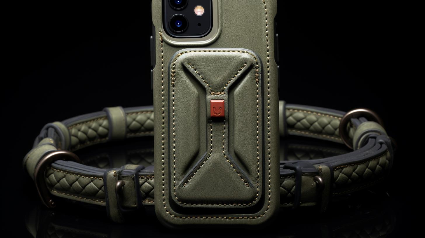 Stylish Bandolier iPhone 14 Pro Max crossbody case