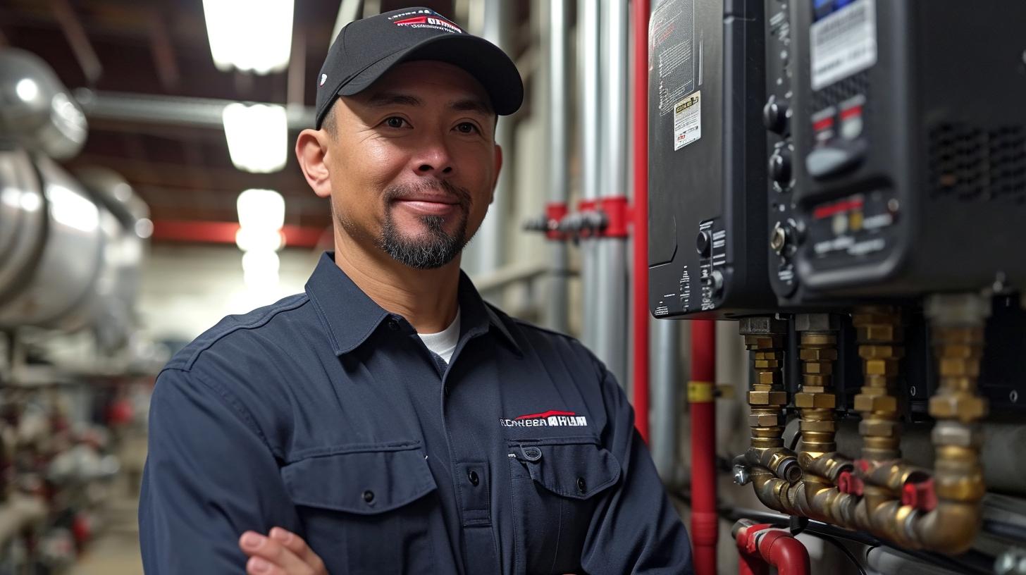 Illustrated Rheem tankless water heater troubleshooting guide