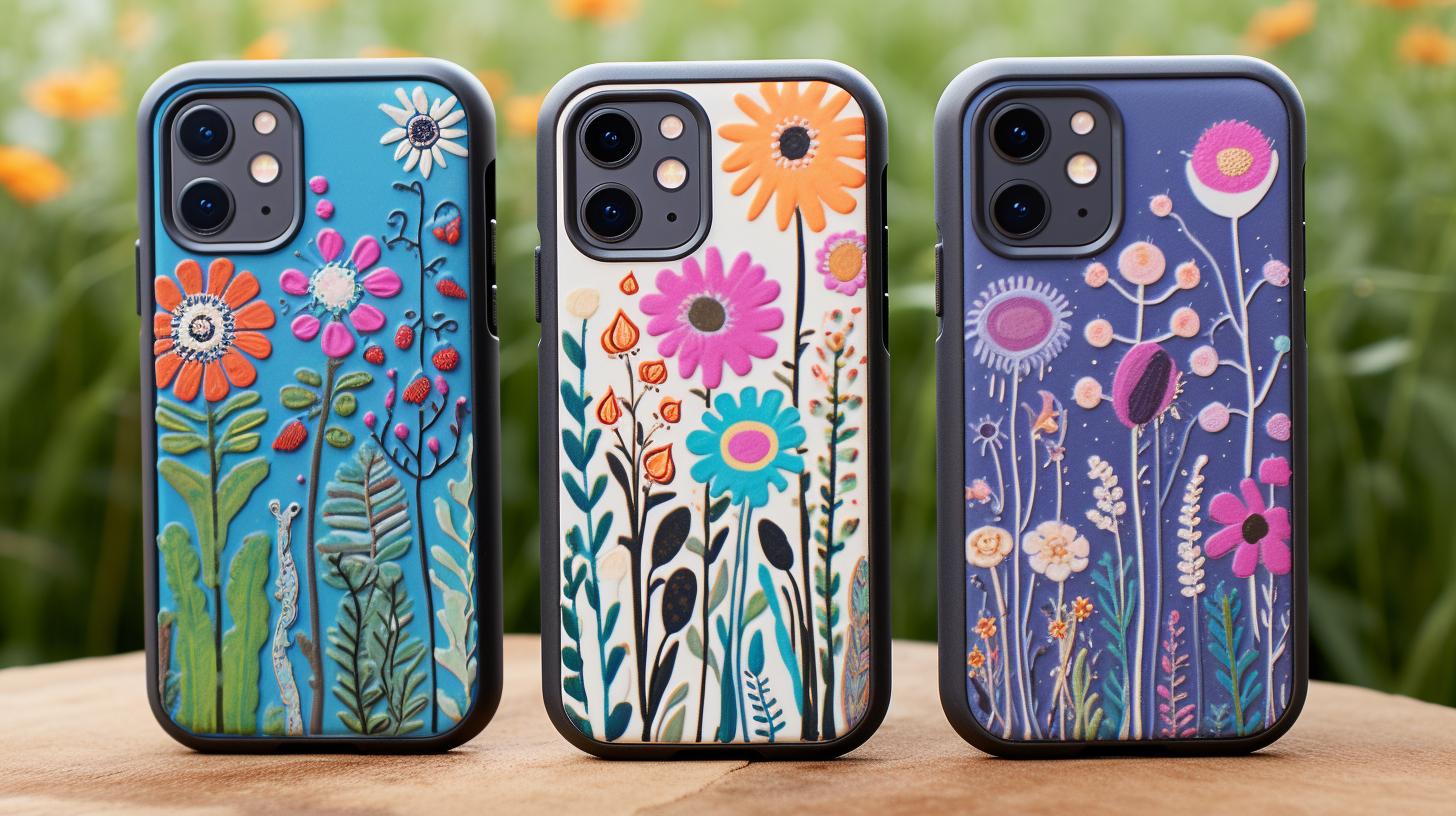 Trendy and durable phone accessory with wildflower-inspired design