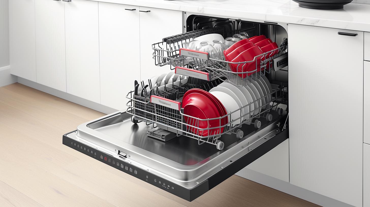 Quiet Whirlpool 55 DBA Dishwasher - Fingerprint Resistant