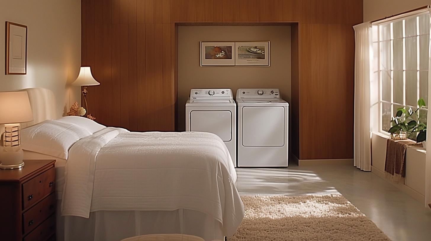 Modern Whirlpool Cabrio Washer and Dryer set for large families