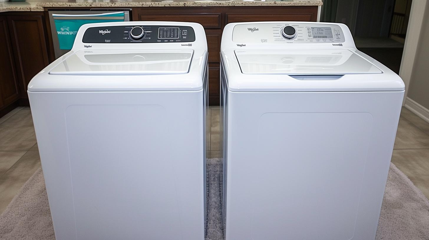 Energy-efficient Whirlpool Cabrio Washer and Dryer combo