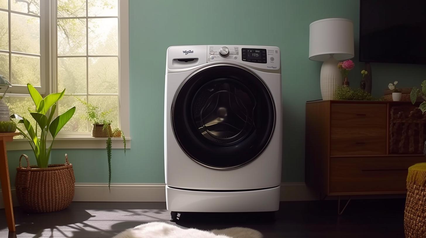Efficient Whirlpool Duet front loading washer