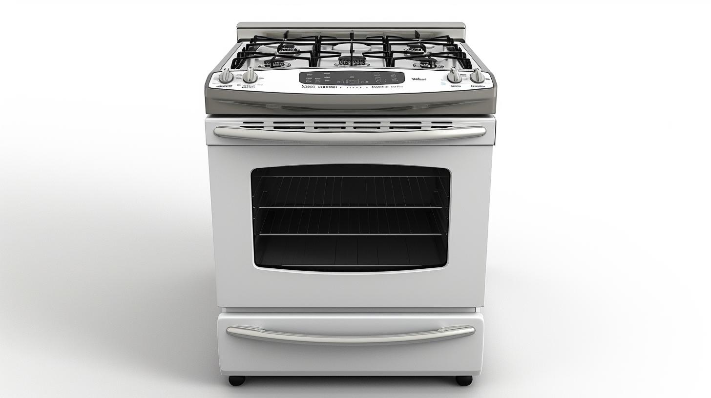 Efficient Whirlpool electric stove with glass top